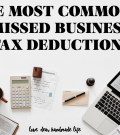 The Most Commonly Missed Tax Deductions for Makers